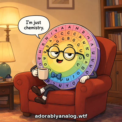 illustration captioned I'm just chemistry